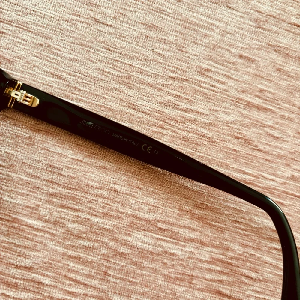Jimmy Choo Black Cat-Eye Glasses